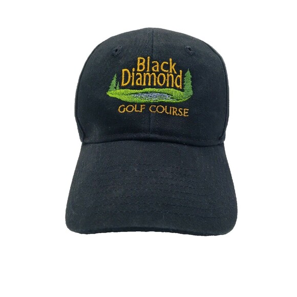 Black Diamond Golf Course Hat Cap Adjustable OTTO COLLECTION - Picture 1 of 10